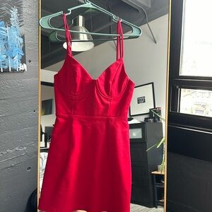 Red Princess Polly US 4 red dress